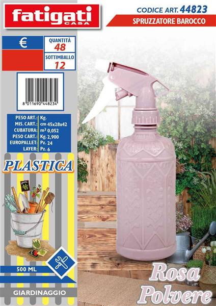 FATIGATI SPRUZZATORE BAROCCO 500ML ROSA 