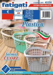 FATIGATI CESTINO P/MOLLETTE CUORE CM.25