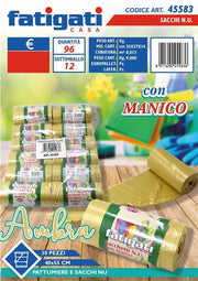 FATIGATI SACCHETTI C/MAN 30PZ 40X55 AMBR 