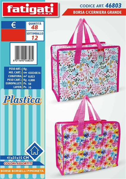 FATIGATI BORSA C/CERNIERA GRANDE 41X315 