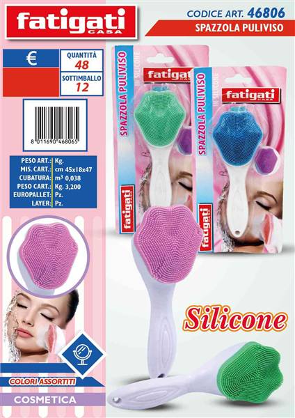 FATIGATI SPAZZOLA PULIVISO IN SILICONE 