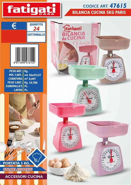 FATIGATI BILANCIA CUCINA 5KG PARIS 
