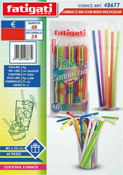FATIGATI CANNUCCE BIO 40PZ SNODO M/COLOR 5X2