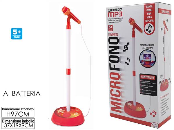 GT MICROFONO MP3 CON ASTA REGOLABILE 