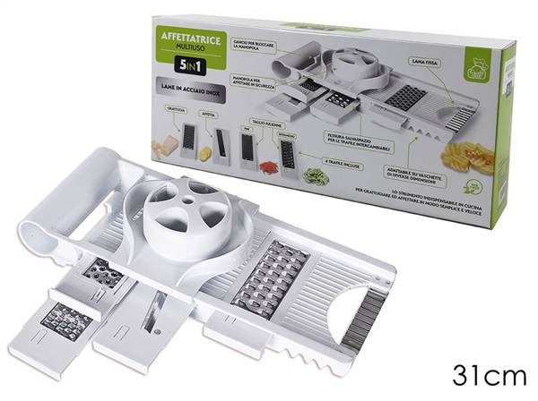 GT AFFETTATRICE MANUALE 5IN1 BIANCO