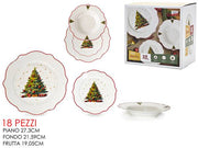 GT SERVIZIO PIATTI 18PZ NATALE FEST&TREE 