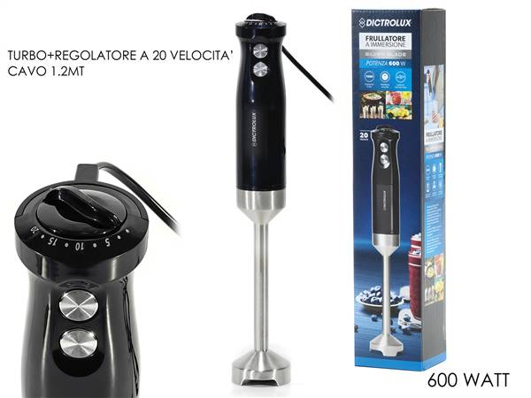 GT FRULLATORE IMMERSIONE 2VEL 600W 