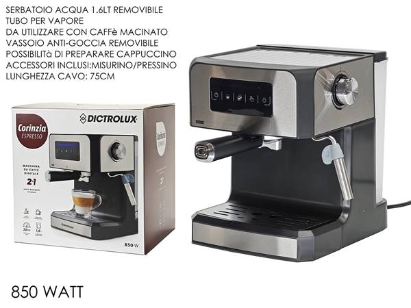 GT MACCHINA ESPRESSO DIGITALE CORINZIA 