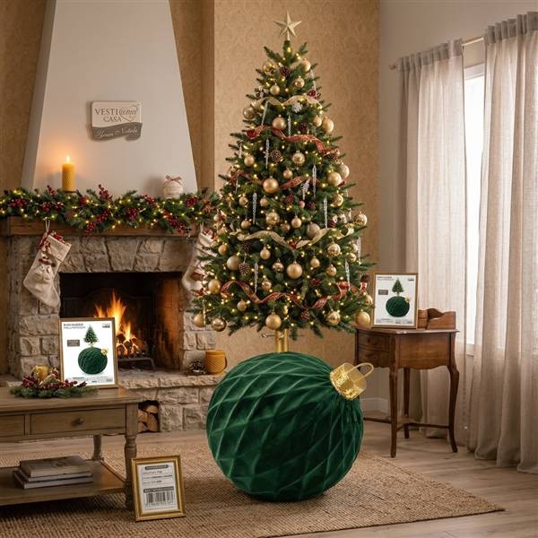 GT BASE ALBERO PALLA XMAS 44,5XH46CM 
