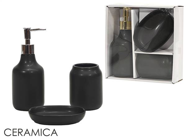 GT SET BAGNO 3PZ NERO 