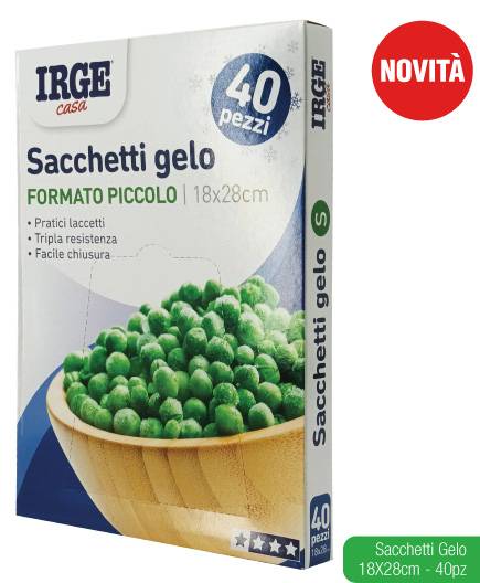 IRGE SACCHETTI GELO 18X28CM 40PZ 
