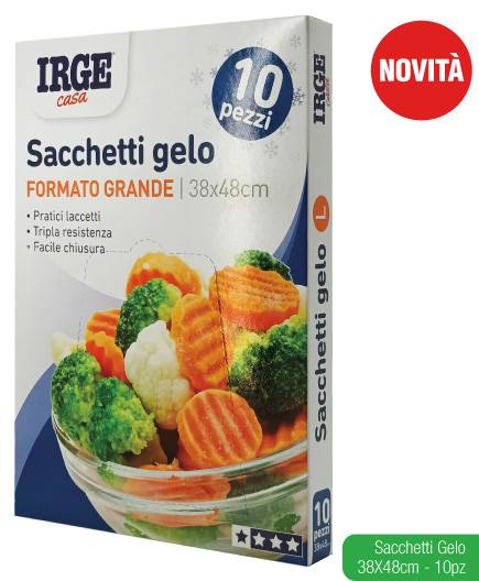 IRGE SACCHETTI GELO 38X48CM 10PZ 