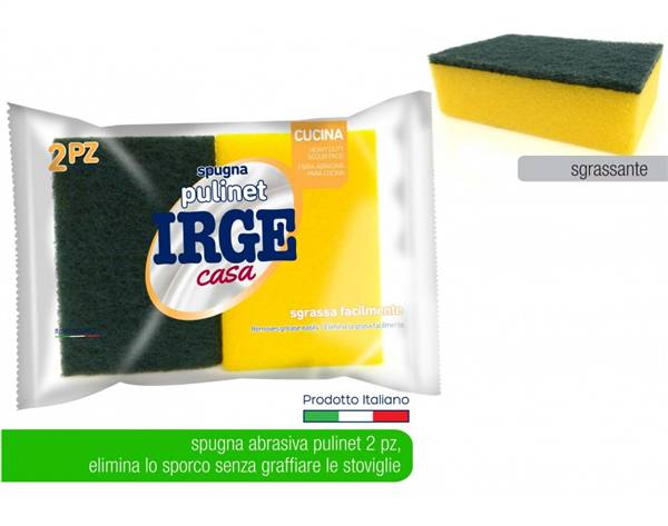 IRGE SPUGNA ABRASIVA PULINET 2PZ. 