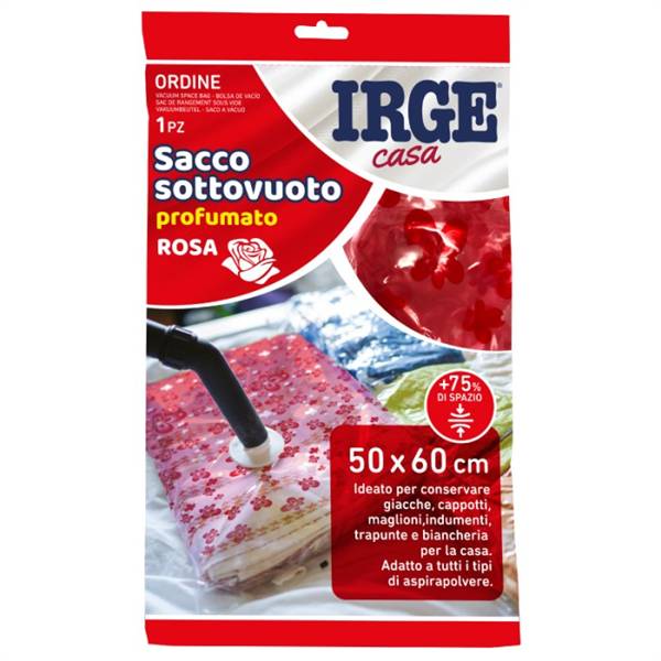 IRGE SACCO SOTTOVUOTO PROF. 50X60 ROSA 