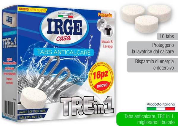 IRGE TABS ANTICALC. 16PZ. 