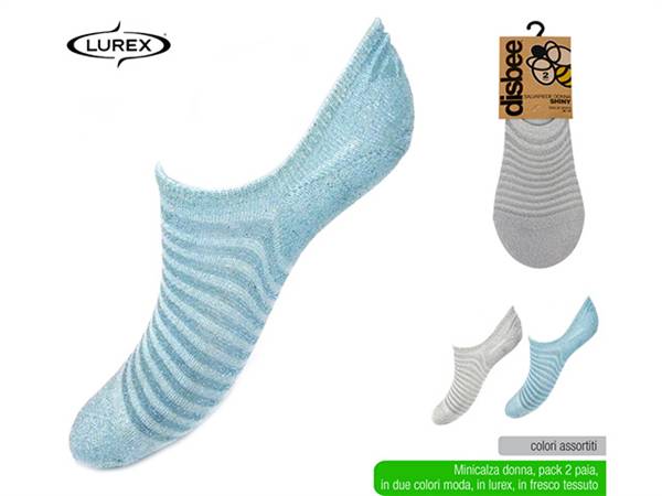 DISBEE MINICALZA DONNA SHINY 2PZ TG36-41 