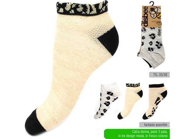DISBEE CALZA DONNA LION 3PZ TG 35-38 