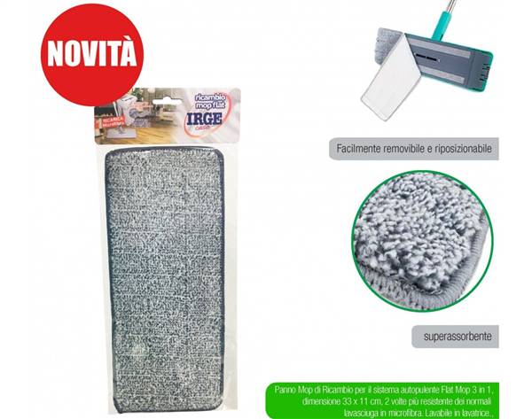IRGE RICAMBIO MOP PIATTO 1PZ 