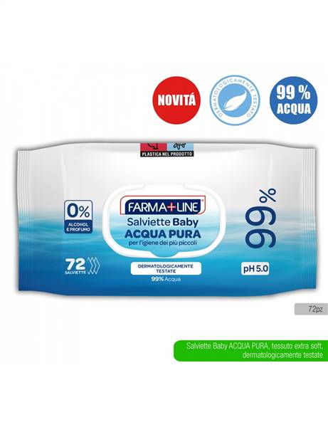 FARMALINE SALVIETTE 72PZ C/POP UP 99% AC 