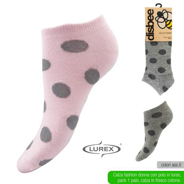 DISBEE CALZA DONNA POIS 1PZ TG 36-41 