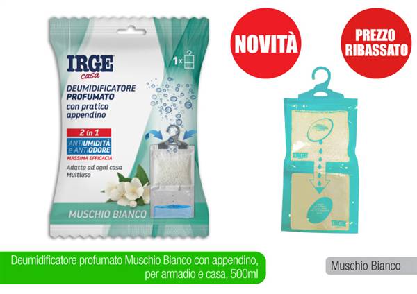 IRGE DEUMIDIFICATORE 500ML C/APPENDINO 