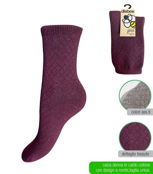 DISBEE CALZA DONNA AX ROMBI 