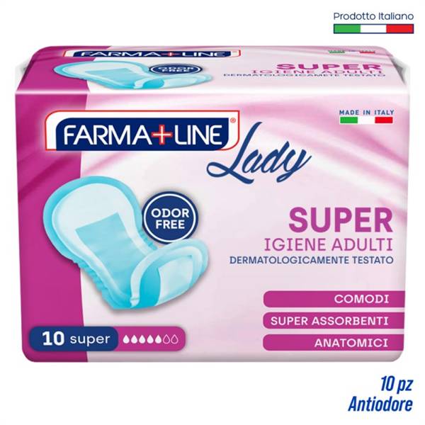 FARMALINE ASSORBENTI SUPER INCONTIN 10PZ 