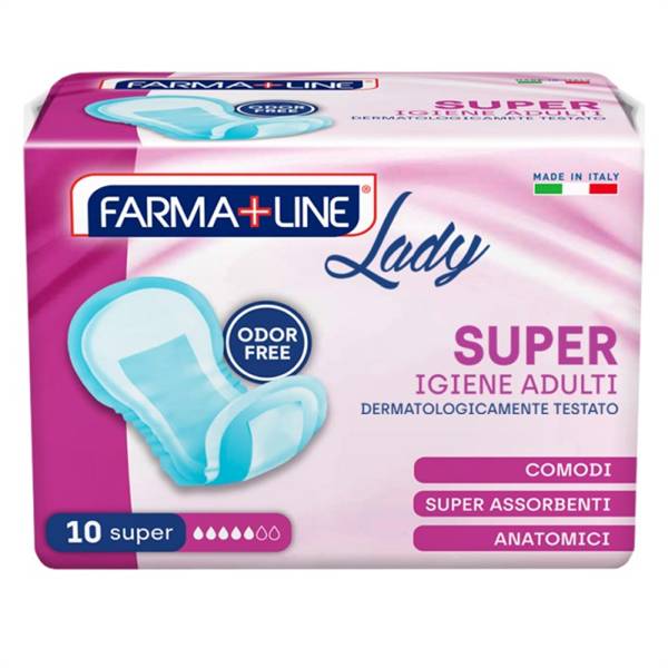 FARMALINE ASSORBENTI SUPER INCONTIN 10PZ 