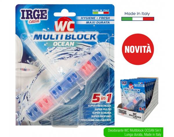 IRGE DEODORANTE WC MULTIBLOCK 5IN1 OCEAN 