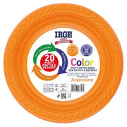 IRGE PIATTI DESSERT 20PZ ORANGE 