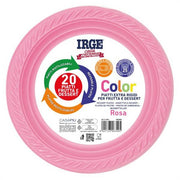 IRGE PIATTI DESSERT 20PZ ROSA 