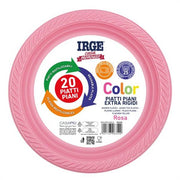 IRGE PIATTI PIANI 20PZ ROSA 