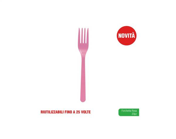 IRGE FORCHETTA 20PZ ROSA 
