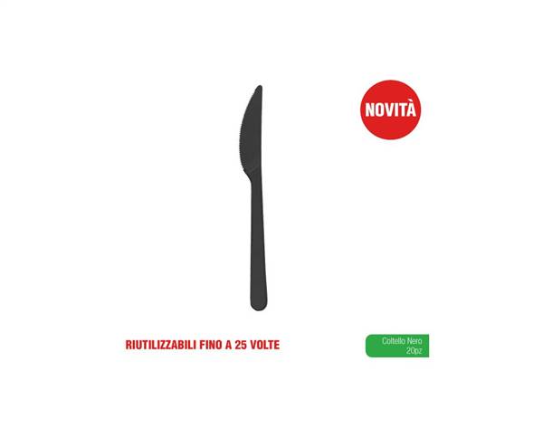 IRGE COLTELLO 20PZ NERO 
