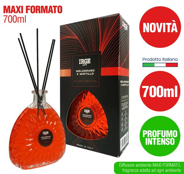 IRGE DIFFUSORE 700ML C/BAST MELOG E MIRT 