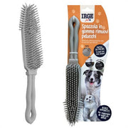 IRGE SPAZZOLA PET IN SILICONE CON MANICO 