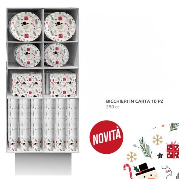 IRGE BICCHIERE 10PZ PUPAZZO 250CC 