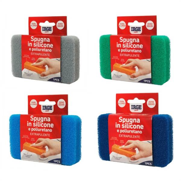 IRGE SPUGNA SILICONE E POLIUTERANO 