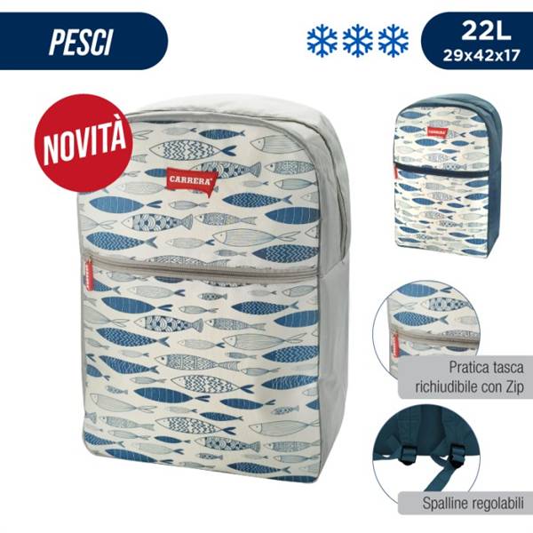 CARRERA ZAINETTO TERMICO 22LT PESCI 29X42X17