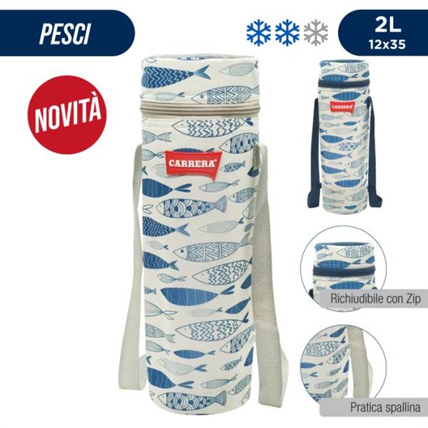 CARRERA PORTABOTT TERMICO 2LT PESCI 12X3