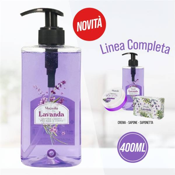 MAGNOLIA SAPONE LIQ. 400ML LAVANDA 