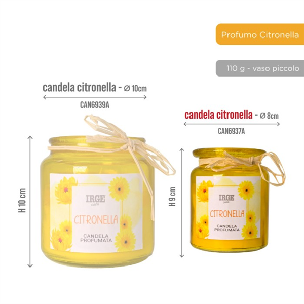 IRGE CANDELA CITRONELLA 110GR 