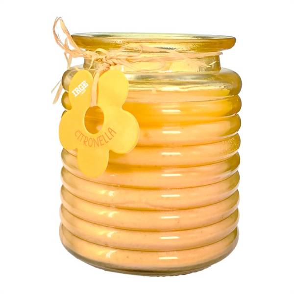 IRGE CANDELA CITRONELLA 110GR VETRO ONDA 