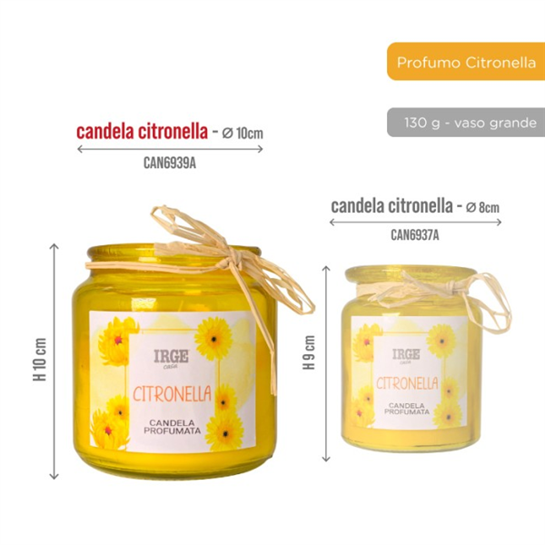 IRGE CANDELA CITRONELLA 130GR 