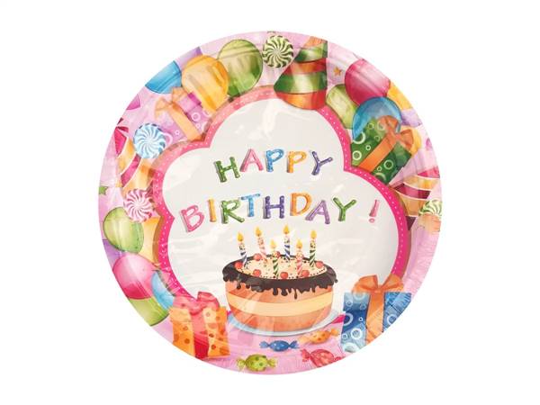 IRGE PIATTI DESSERT COMPLEANNO BIMBA 10P 