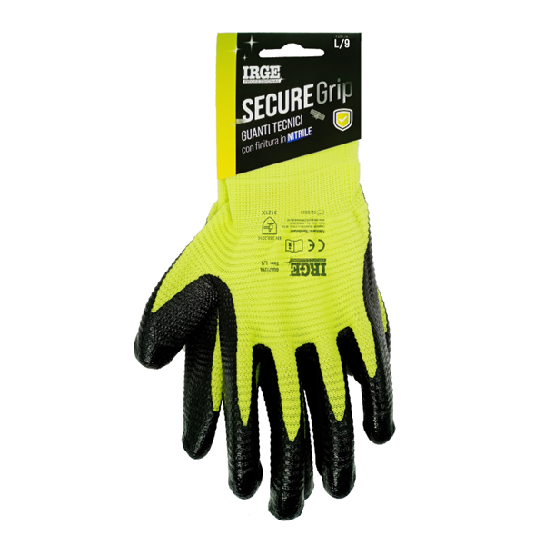 IRGE GUANTI TEC EXTRA GRIP NITRILE L/9