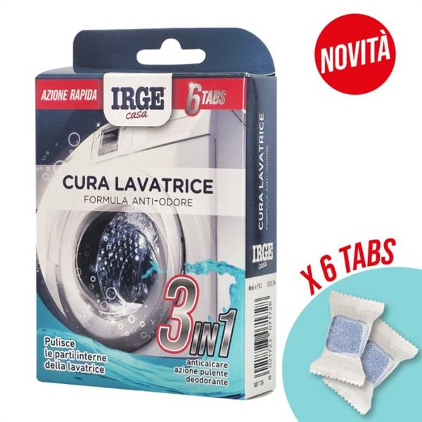IRGE TABS PULIZIA LAVATRICE 6PZ 