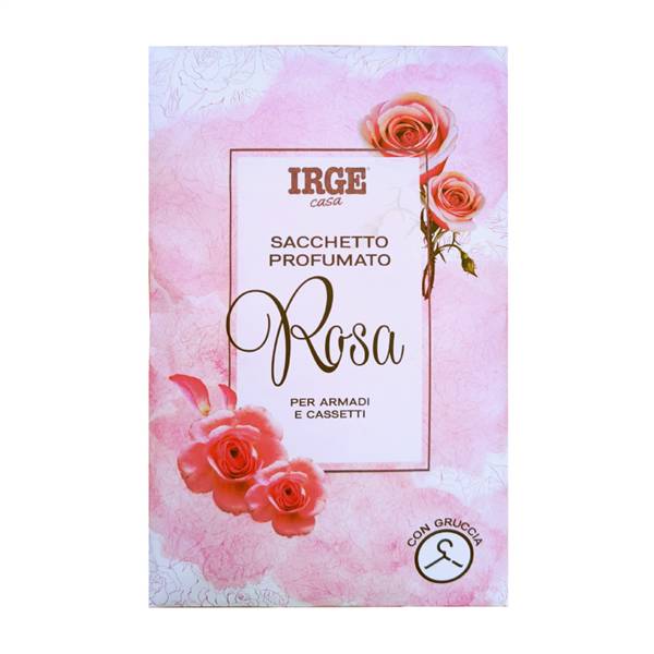 IRGE SACCHETTO PROFUMATO ROSA CON GANCIO