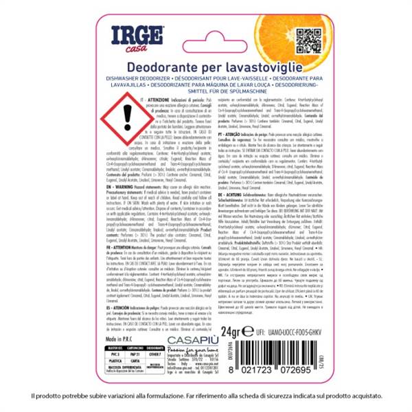 IRGE DEO LAVASTOVIGLIE 1PZ ARANCIA 