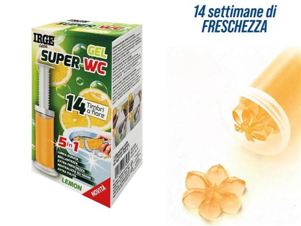 IRGE DEO WC GEL 14 STAMPI LEMON 45GR 